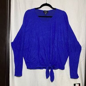 By and By Cobalt Blue Sweater Top